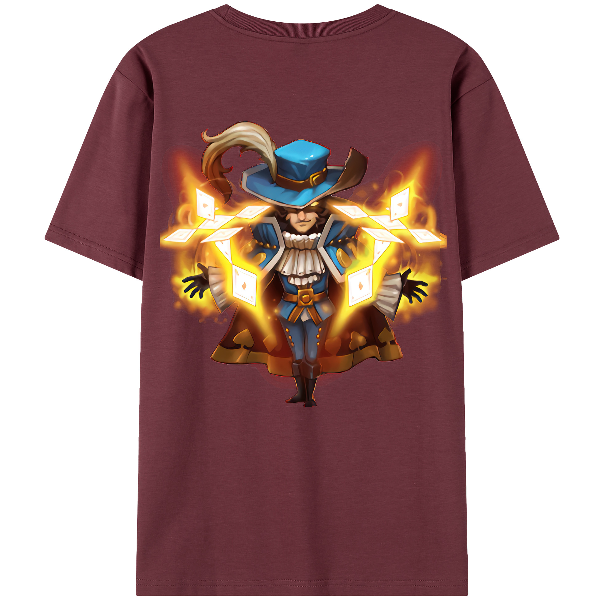 リーグ・オブ・レジェンド League of Legends LOL 綿100％半袖Tシャツ（背面プリント）